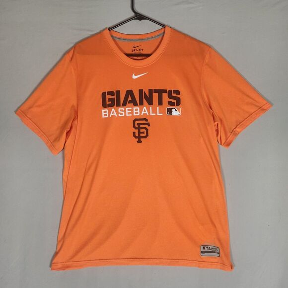 Nike Other - Nike Dri-FIT SF Giants Baseball Shirt Men’s Large Orange MLB